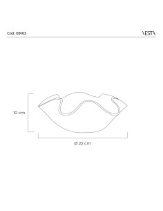 Vesta Home - Centrotavola Piccolo Soft·trasparente·ø22 X 10 H Th. 5 Mm 2