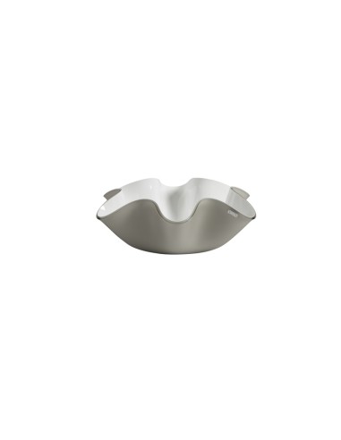 Vesta Home - Centrotavola Piccolo Soft·tortora Monosatinato·ø22 X 10 H Th. 5 Mm