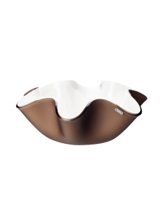 Vesta Home - Centrotavola Piccolo Soft·marrone Monosatinato·ø22 X 10 H Th. 5 Mm