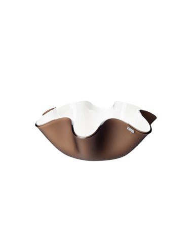 Vesta Home - Centrotavola Piccolo Soft·marrone Monosatinato·ø22 X 10 H Th. 5 Mm