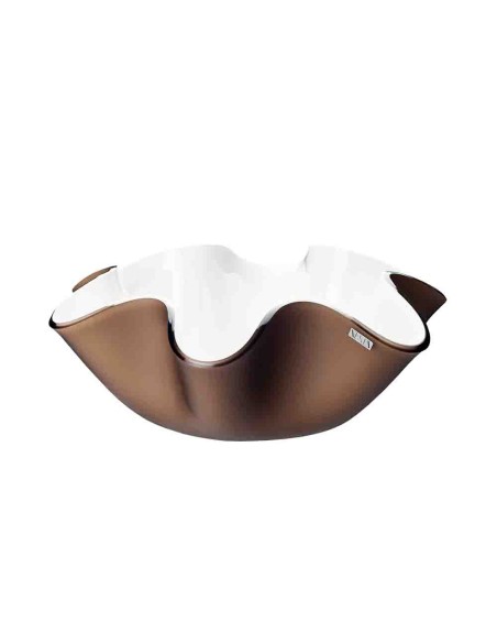 Vesta Home - Centrotavola Piccolo Soft·marrone Monosatinato·ø22 X 10 H Th. 5 Mm