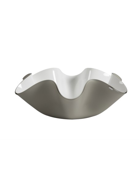 Vesta Home - Centrotavola Medio Soft·tortora Monosatinato·ø33 X 10 H Th. 5 Mm
