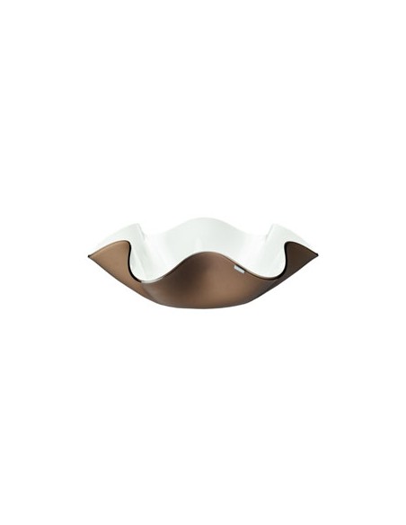 Vesta Home - Centrotavola Medio Soft·marrone Monosatinato·ø33 X 10 H Th. 5 Mm
