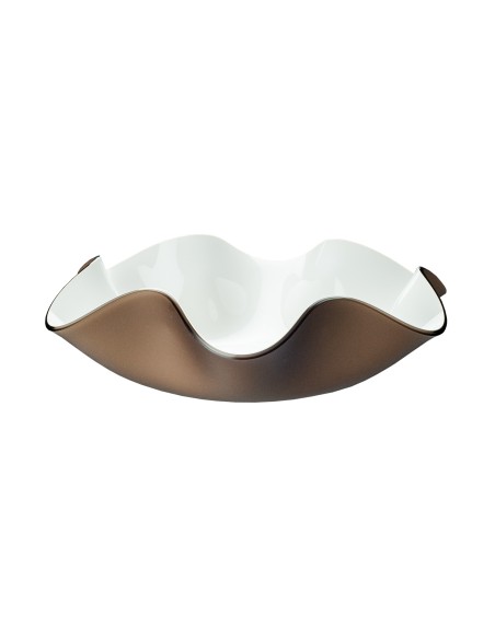 Vesta Home - Centrotavola Medio Soft·marrone Monosatinato·ø33 X 10 H Th. 5 Mm