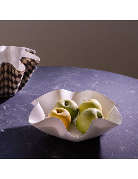 Vesta Home - Centrotavola Medio Soft·bianco Monosatinato·ø33 X 10 H Th. 5 Mm