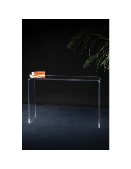 Vesta Home - Consolle Simply·trasparente·114,5 X 31 X 76,5 H Th. 15 Mm