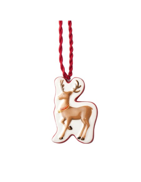 Renna X'Mas Porcellana App.7Cm