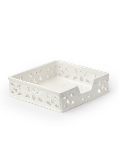 PORTATOVAGLIOLI CERAMICA TRAF.20X20X6CM