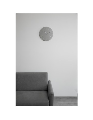 Vesta Home - Orologio da Parete Piccolo R2·tortora·ø 40 Th. 5 Mm