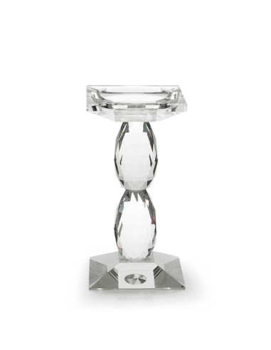 PORTACANDELA CRIST. 2 GOCCE SFACC.18CM