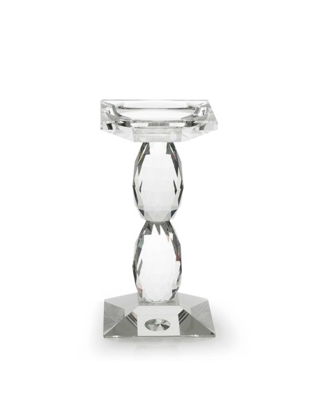 PORTACANDELA CRIST. 2 GOCCE SFACC.18CM