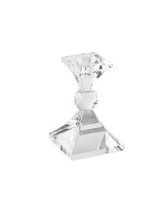 PORTACANDELA 1 SFERE CRISTALLO 11,5CM