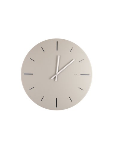 Vesta Home - Orologio da Parete Grande R2·tortora·ø 65 Th. 5 Mm