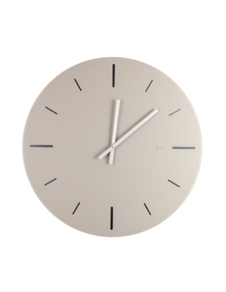 Vesta Home - Orologio da Parete Grande R2·tortora·ø 65 Th. 5 Mm