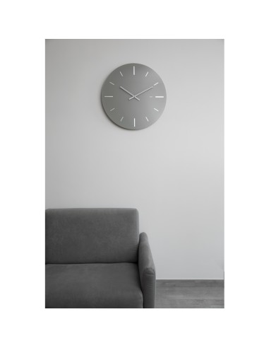 Vesta Home - Orologio da Parete Grande R2·tortora·ø 65 Th. 5 Mm