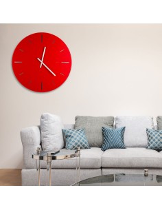 Vesta Home - Orologio da Parete Grande R2·rosso·ø 65 Th. 5 Mm 2