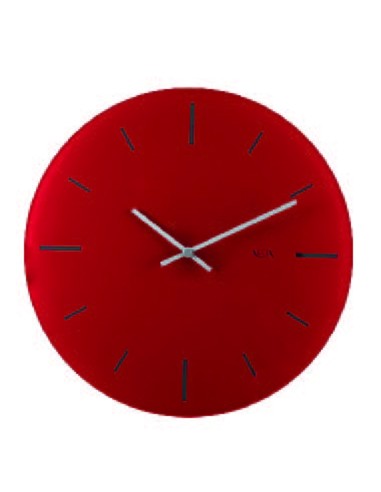 Vesta Home - Orologio da Parete Grande R2·rosso·ø 65 Th. 5 Mm