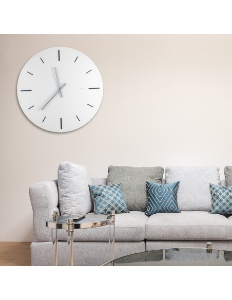 Vesta Home - Orologio da Parete Grande R2·bianco·ø 65 Th. 5 Mm