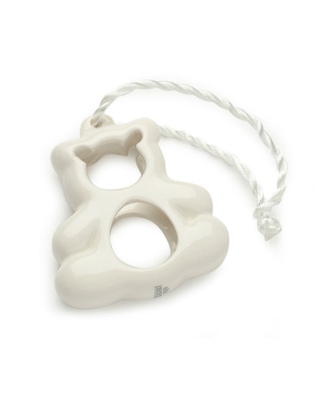 ORSETTO PORCELLANA APP.BIANCO 7CM