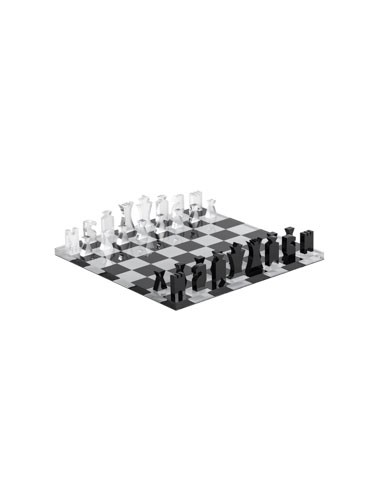 Vesta Home - Scacchi e Dama·bianco/nero·30 X 30 Th. 10 Mm