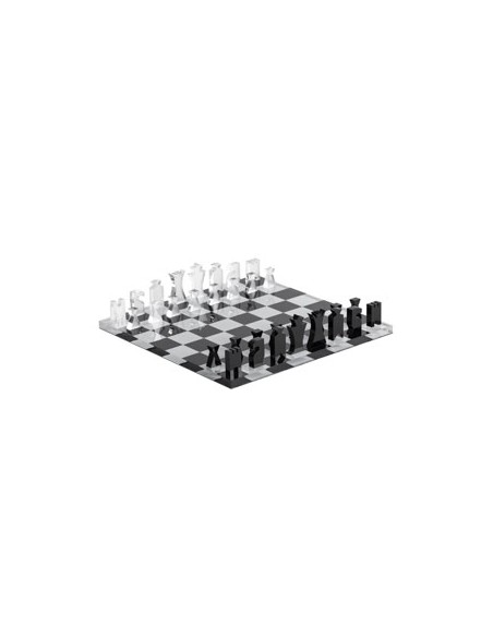 Vesta Home - Scacchi e Dama·bianco/nero·30 X 30 Th. 10 Mm