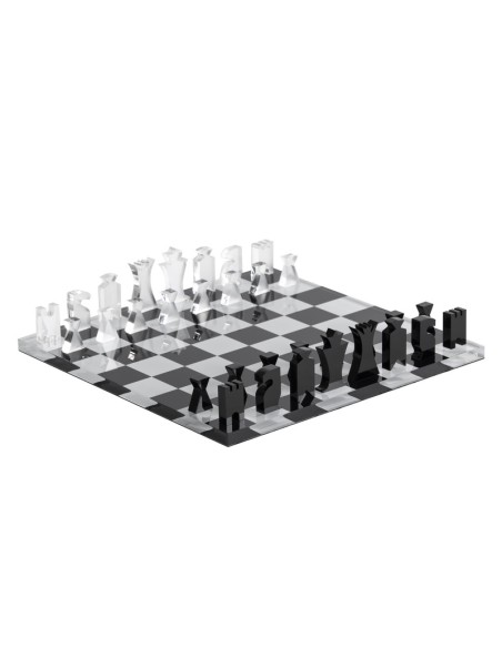 Vesta Home - Scacchi e Dama·bianco/nero·30 X 30 Th. 10 Mm