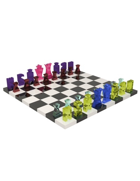 Vesta Home - Scacchi e Dama·bianco/nero·30 X 30 Th. 10 Mm