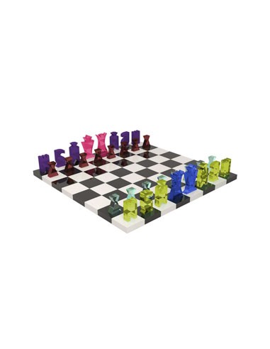 Vesta Home - Scacchi e Dama·bianco/nero·30 X 30 Th. 10 Mm
