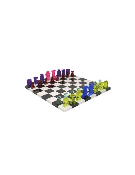 Vesta Home - Scacchi e Dama·bianco/nero·30 X 30 Th. 10 Mm