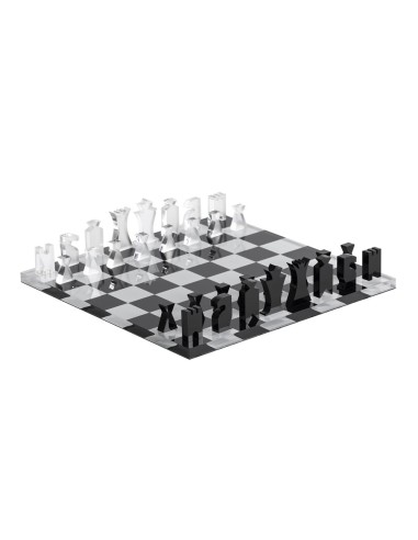 Vesta Home - Scacchi e Dama·bianco/nero·30 X 30 Th. 10 Mm