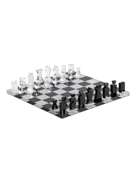 Vesta Home - Scacchi e Dama·bianco/nero·30 X 30 Th. 10 Mm