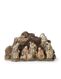 Nativita' Grotta Resina 32X17Cm