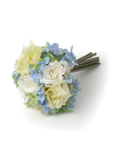 Mazzo Flor.Verde Blu Crema Dia.15X20Cm