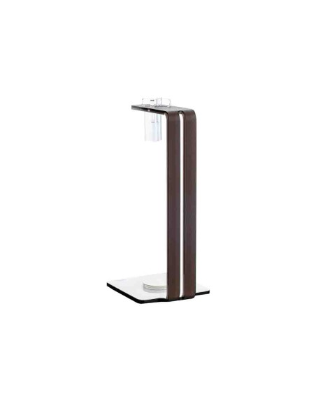Vesta Home - Portarotoli Verticale Like Water·marrone Monosatinato·10,5 X 10,5 X 24 H Th. 5 Mm
