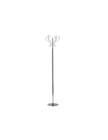 Vesta Home - Appendiabiti Liberty·trasparente·42,5 X 42,5 X 180 H Th. 12 Mm