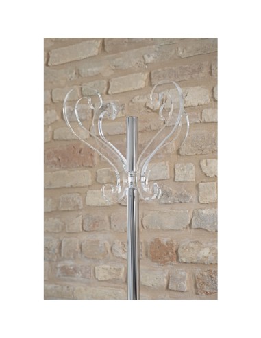 Vesta Home - Appendiabiti Liberty·trasparente·42,5 X 42,5 X 180 H Th. 12 Mm