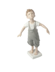 Hervit Royal Class - Davide In Piedi Porcellana 23 cm Grigio