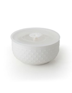 Contenitore Porcellana Dia.13X7Cm Bianco