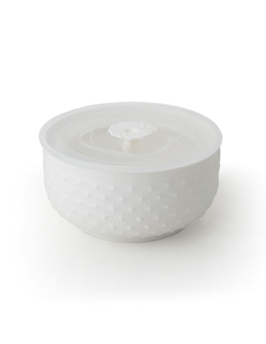 Contenitore Porcellana Dia.13X7Cm Bianco