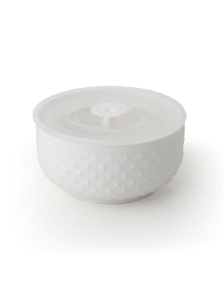 Contenitore Porcellana Dia.13X7Cm Bianco