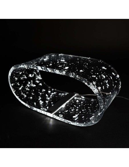 Vesta Home - Lampada Grande Future·argento·33 X 14,5 X 16 H Th. 10 Mm