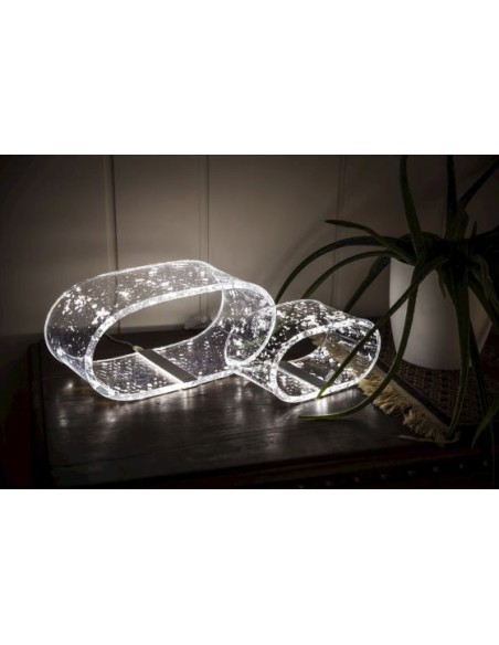 Vesta Home - Lampada Grande Future·argento·33 X 14,5 X 16 H Th. 10 Mm