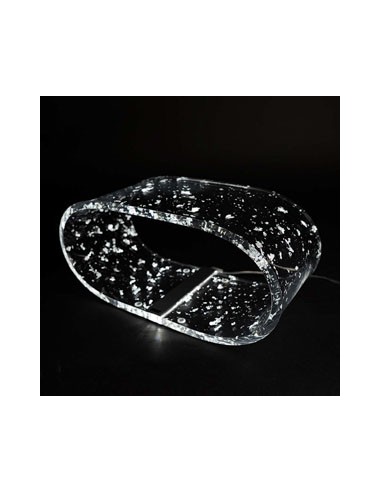 Vesta Home - Lampada Grande Future·argento·33 X 14,5 X 16 H Th. 10 Mm