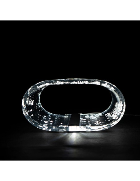 Vesta Home - Lampada Piccola Future·argento·19,5 X 11 X 10 H Th. 10 Mm