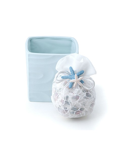 Cont.Cubo Porc.Bisquit Acqua 10X10X10Cm
