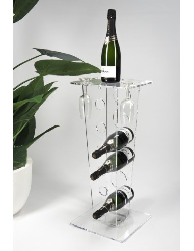 iPLEX Design - Barrique Portavini Trasparente - 30x72x30 cm