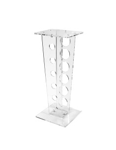 iPLEX Design - Barrique Portavini Trasparente - 30x72x30 cm