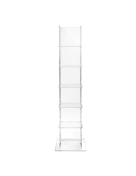 iPLEX Design - Mobiletto ""BABEL"" - Trasparente - 35x152x30 cm