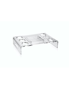 iPLEX Design - ""BON TON"" Vassoio 6 caffè - Trasparente - 30x6,5x24 cm 2