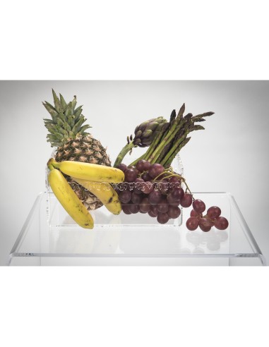 iPLEX Design - ""GALATEA"" Cassettina porta frutta - Trasparente - 21x13x29 cm